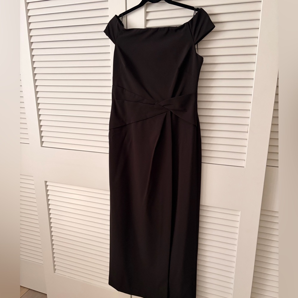 Ralph Lauren Black Off Shoulder Dress